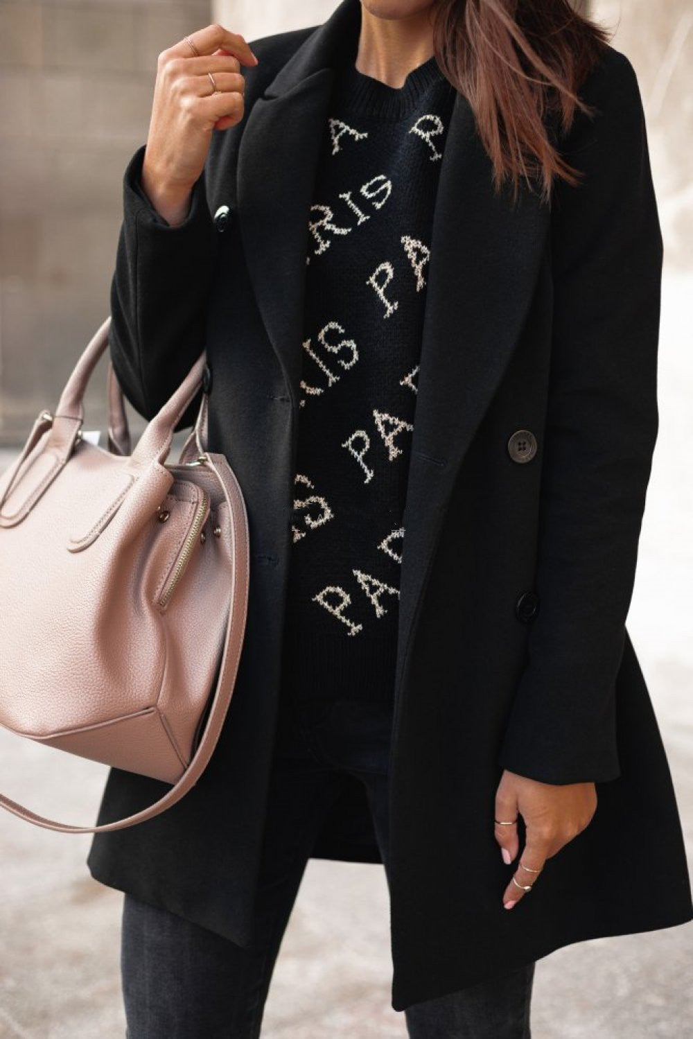 Women's Stylish Wool Blend Coat