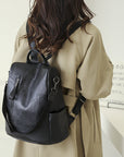 Premium Leather Backpack with Smart Storage