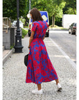 Stylish V-Neck Cocktail Dress