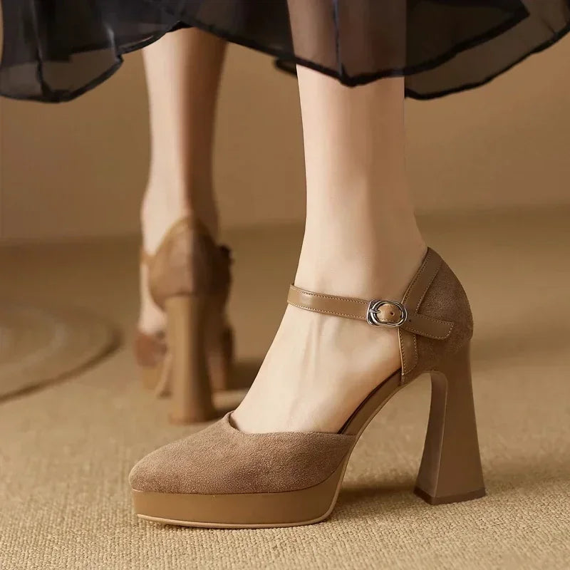 Retro Style Ladies Elegant Dress Pumps