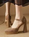 Retro Style Ladies Elegant Dress Pumps