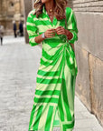 Classic Cut Floor Length Gown Dress