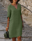 Summer Dress with Tummy Coverage