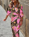 Classic Cut Floor Length Gown Dress