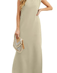 Sporty Chic Athleisure Maxi Dress