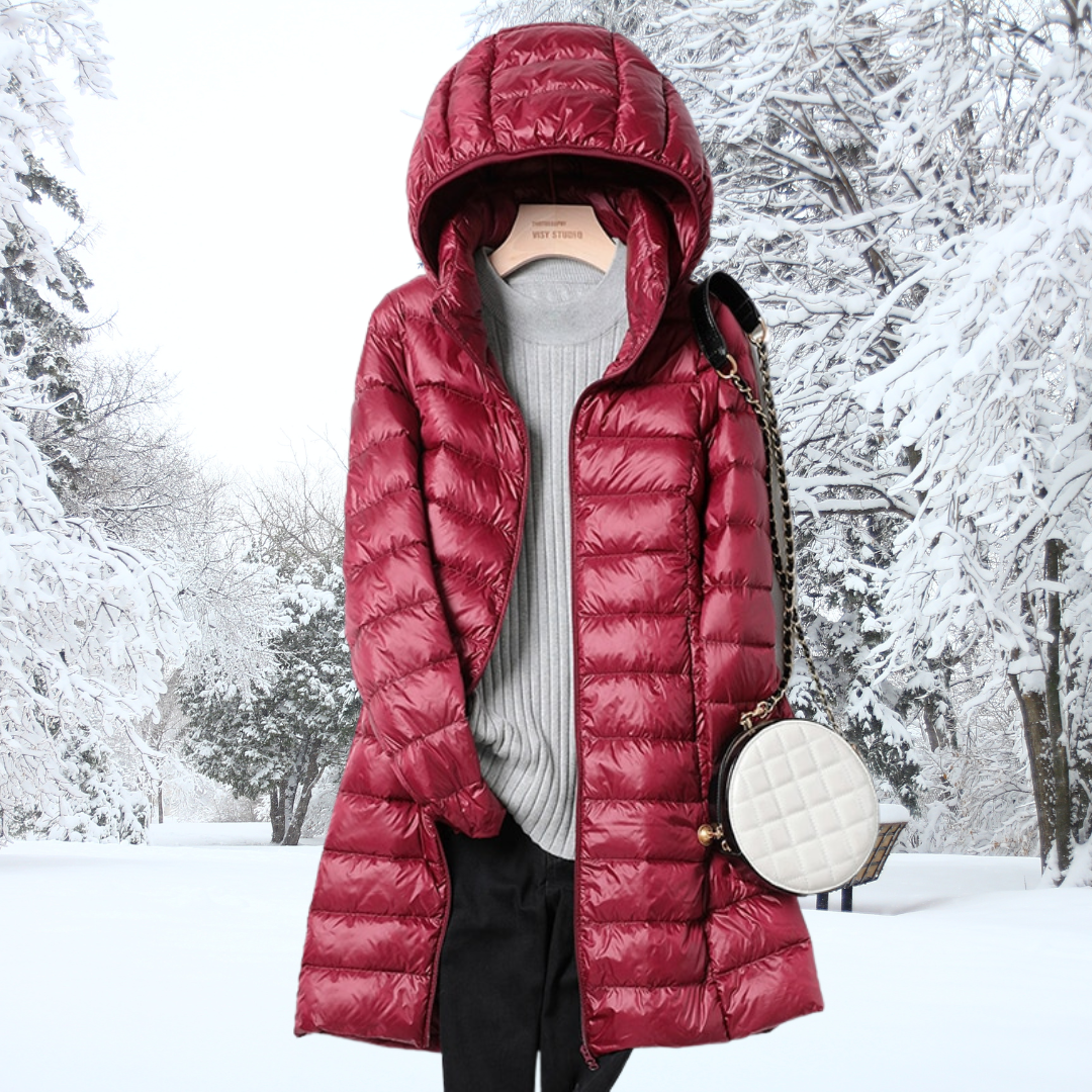 Full-Length Warm Down Puffer Coat