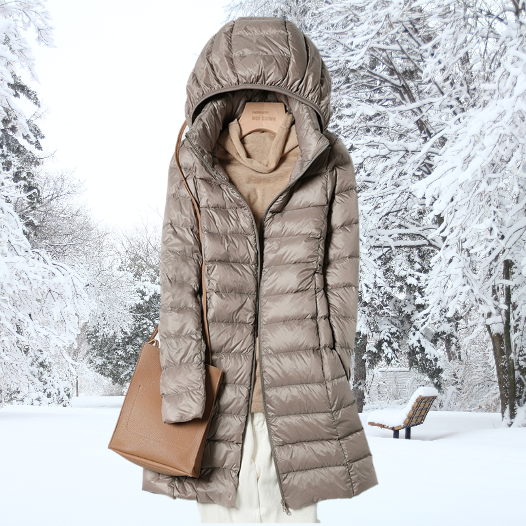 Full-Length Warm Down Puffer Coat
