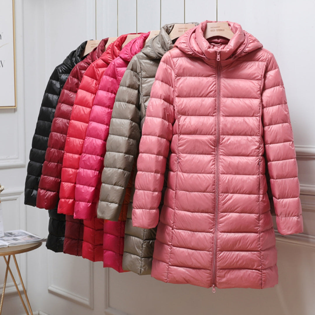 Full-Length Warm Down Puffer Coat