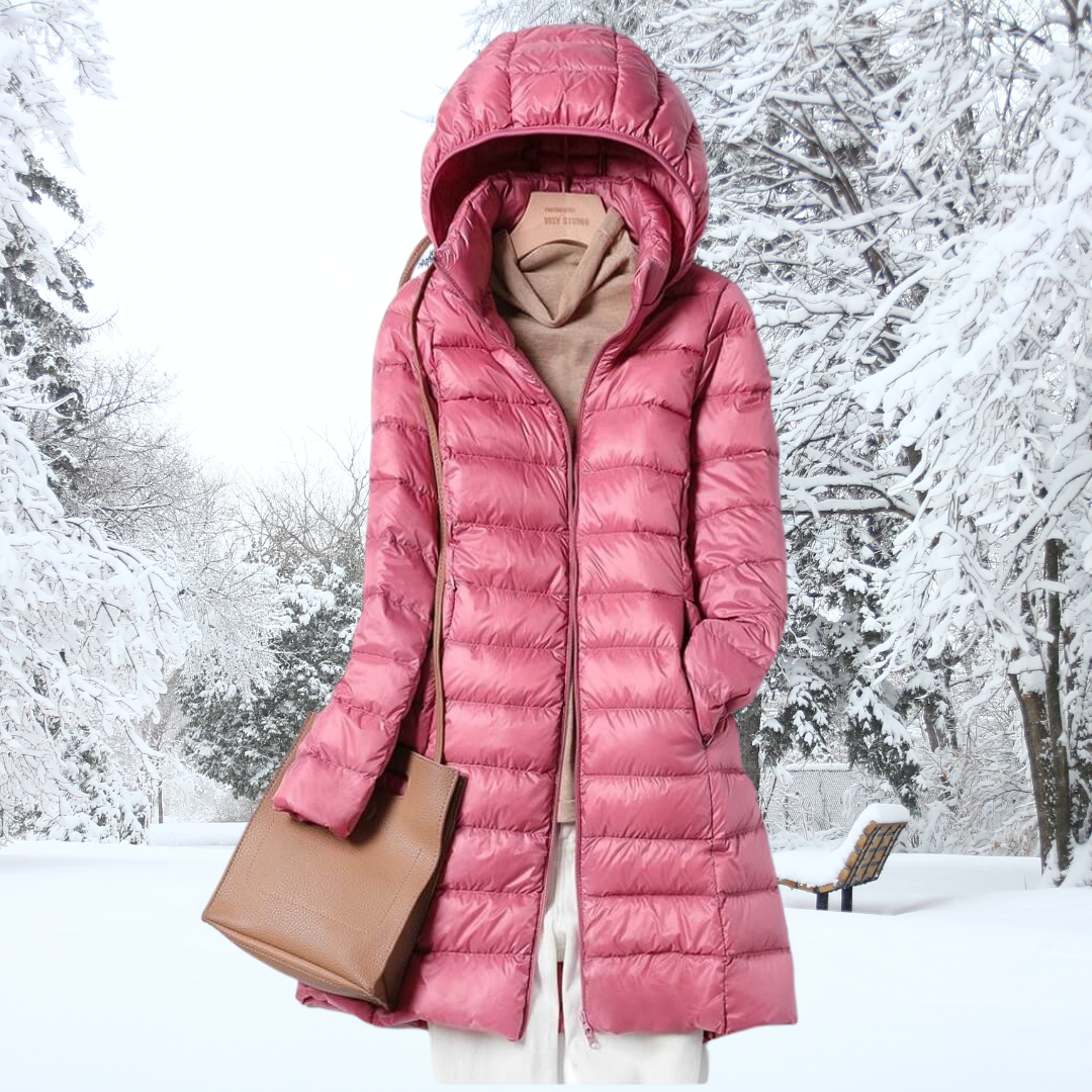 Full-Length Warm Down Puffer Coat