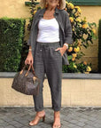 Chic Sequin Suit with a Refined Sparkle