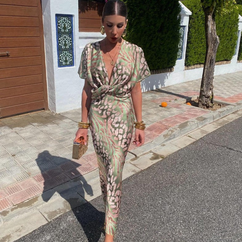 Timeless Silk Dress With Shine