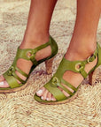 Elegant Heel Sandals with Soft Comfortable Fit