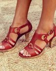 Elegant Heel Sandals with Soft Comfortable Fit