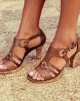 Elegant Heel Sandals with Soft Comfortable Fit