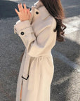 Warm Belted Trench Coat for Women