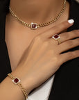 Refined Jewelry Set with Delicate Shine