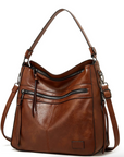 All-in-One Leather Bag with Stylish Design