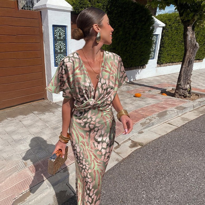 Timeless Silk Dress With Shine