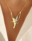 Fairy Necklace in Gold and Silver