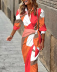 Classic Cut Floor Length Gown Dress