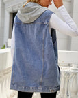 Fashionable Sleeveless Denim Jacket for Women