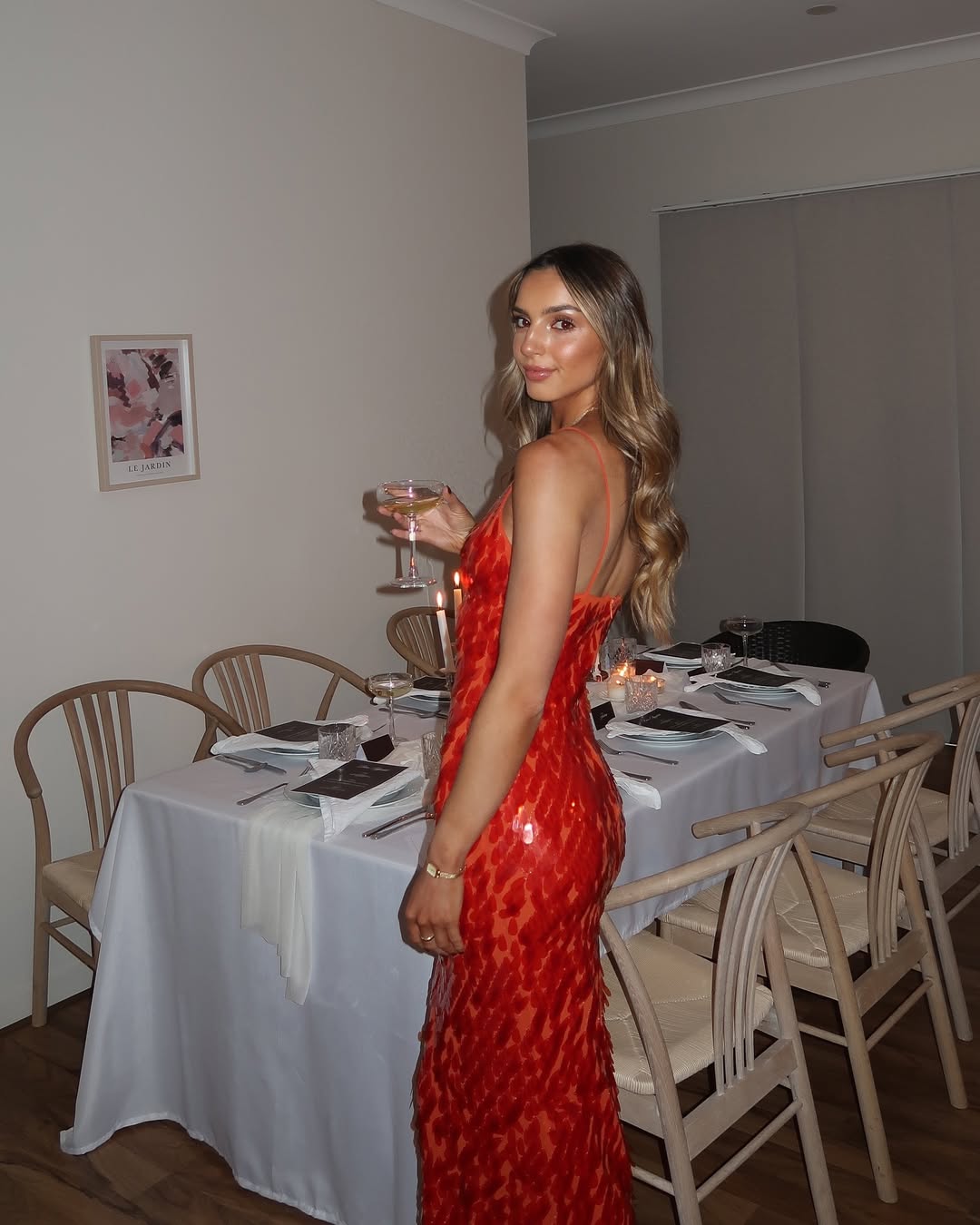 Glitter Sequins Backless Strap Dress