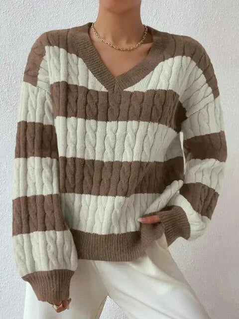 Trendy Cozy Knit Sweater for Women