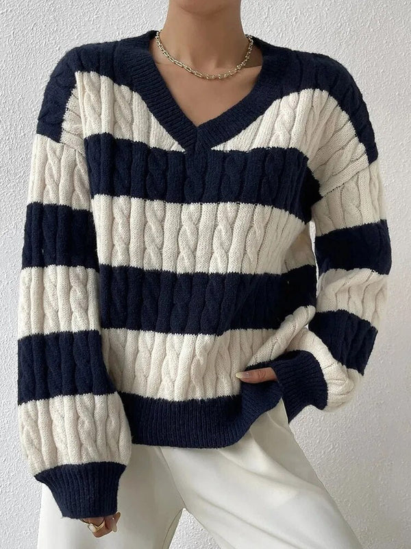 Trendy Cozy Knit Sweater for Women
