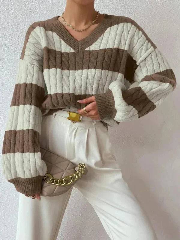 Trendy Cozy Knit Sweater for Women