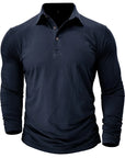 Talon Long Sleeve Polo Shirt | Breathable Stretch Fabric, Tailored Fit 1