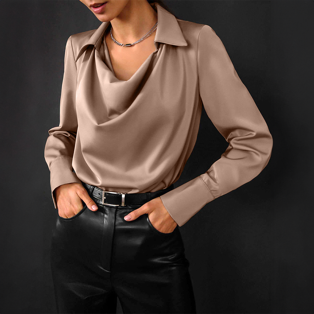 Minimalist Silk Top with Luxe Fabric Appeal