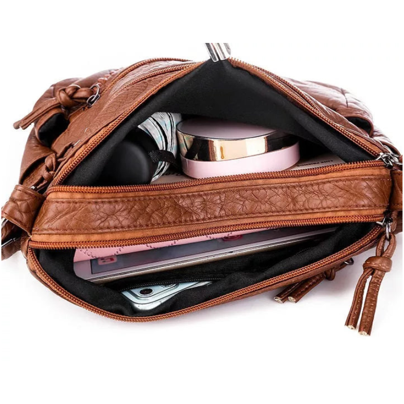 Elegant Soft Leather Bag with Clean Design