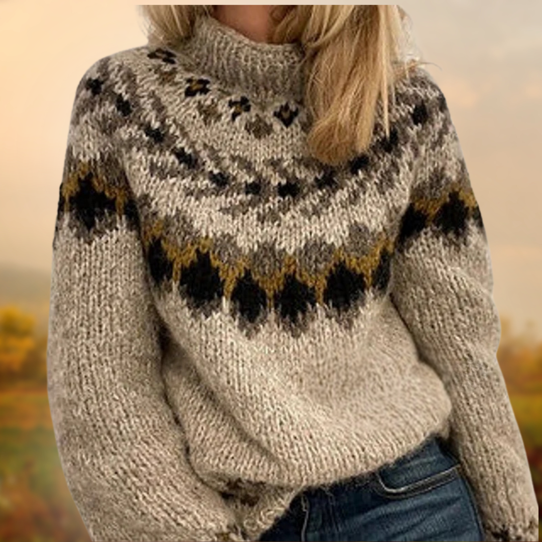 Trendy Round Neck Sweater Women