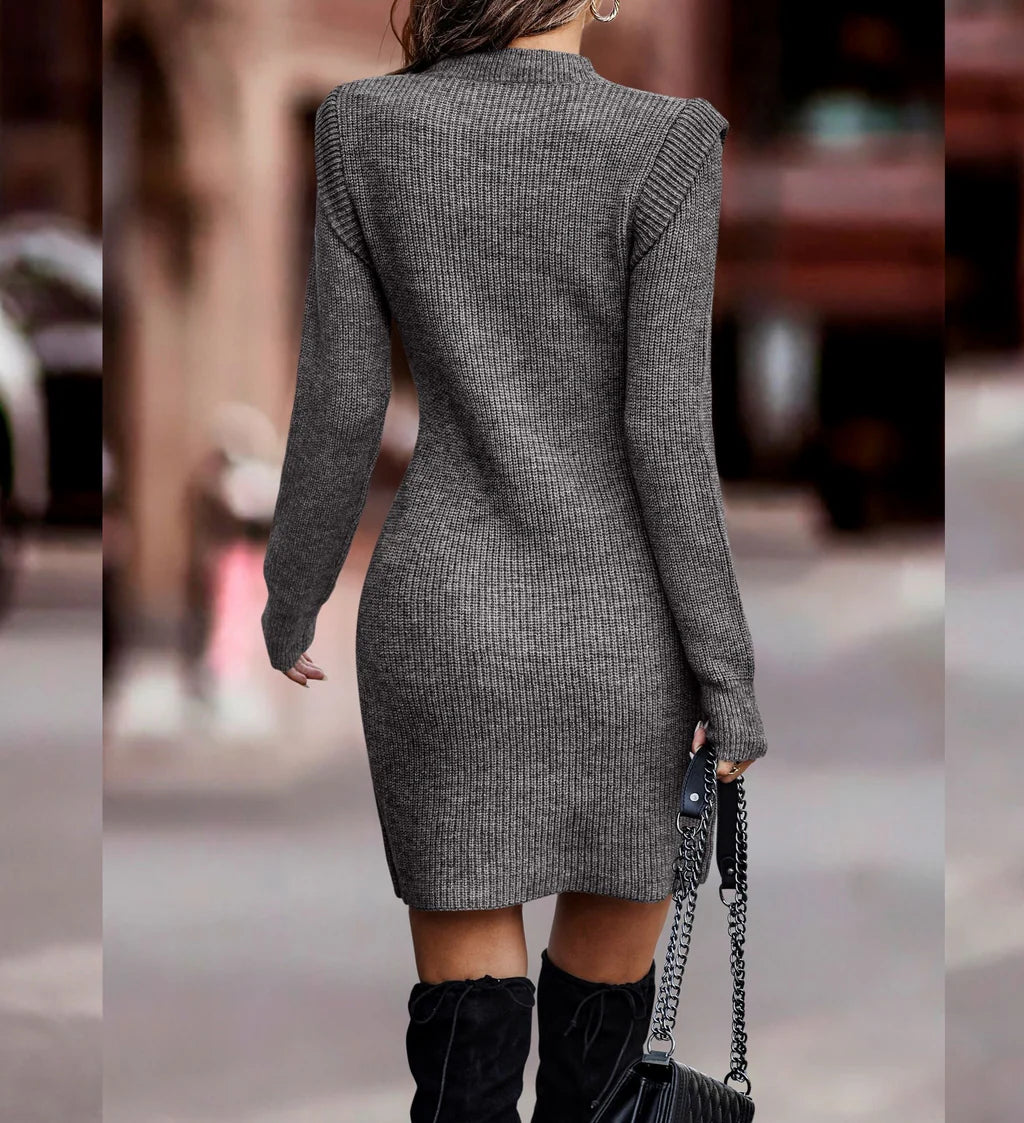 Smooth Fit Sleek Knit Bodycon Dress