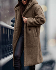 Long Winter Coat with Hood for Women