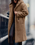 Long Winter Coat with Hood for Women