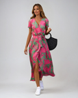 Stylish V-Neck Cocktail Dress