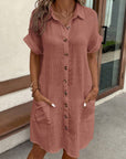 Classic Cotton Polo Dress with Modern Fit