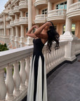 Women's Maxi Dress With Panel Design