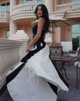 Women's Maxi Dress With Panel Design