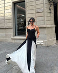 Women's Maxi Dress With Panel Design