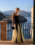 Women's Maxi Dress With Panel Design