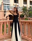 Women's Maxi Dress With Panel Design