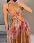 Feminine Sleeveless Maxi Dress For Women