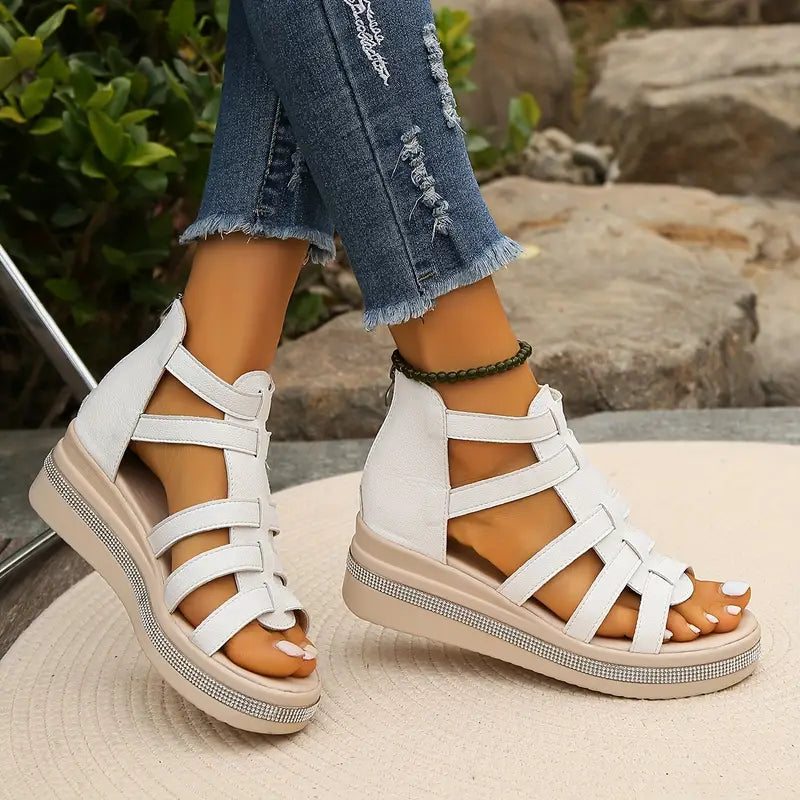 Slip-On Wedge Sandals for Women