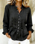 Commute-Casual Gathered Blouse