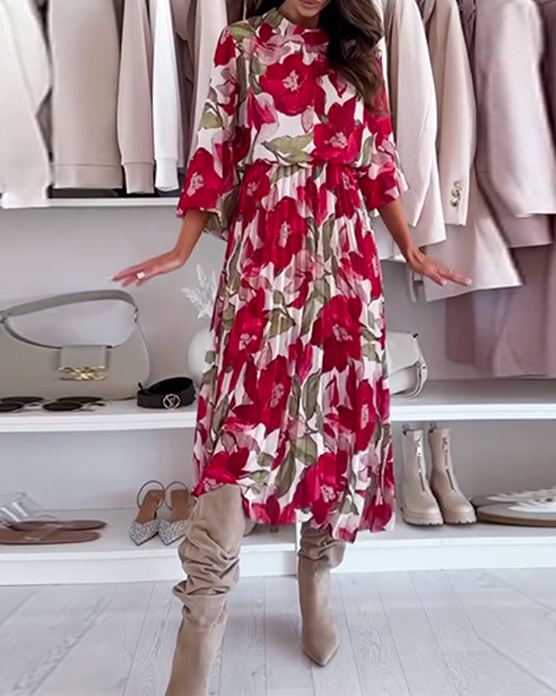 Street Fashion Printed Dress