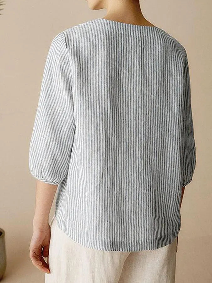 Women's Striped Casual Shirt