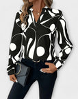 Elegant Blouse With Design – Lightweight, Feminine Statement Top for Workdays or Weekend Styling