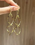 Elegant Spiral Earrings with Modern Twist
